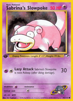Sabrina's Slowpoke 95/132 — Gym Heroes