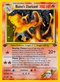 Blaine's Charizard 2/132 — Gym Challenge