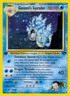 Giovanni's Gyarados 5/132 — Gym Challenge