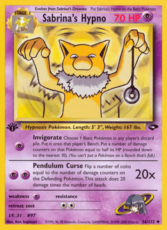 Sabrina's Hypno 56/132 — Gym Challenge