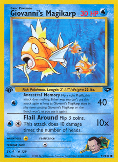 Giovanni's Magikarp 73/132 — Gym Challenge