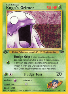 Koga's Grimer 78/132 — Gym Challenge