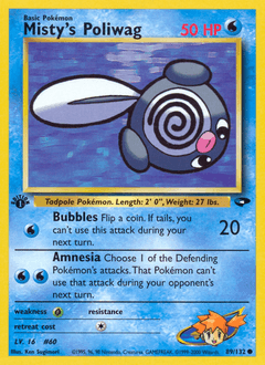Misty's Poliwag 89/132 — Gym Challenge