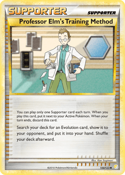 Professor Elm's Training Method 100/123 — HeartGold & SoulSilver