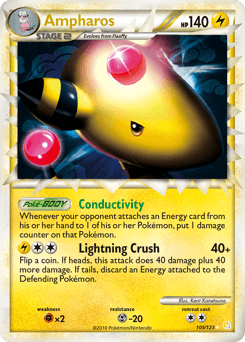 Ampharos 105/123 — HeartGold & SoulSilver