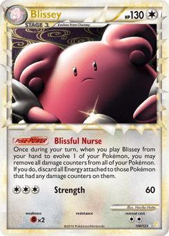 Blissey 106/123 — HeartGold & SoulSilver