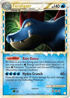 Feraligatr 108/123 — HeartGold & SoulSilver