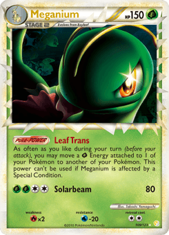 Meganium 109/123 — HeartGold & SoulSilver