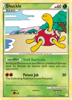 Shuckle 11/123 — HeartGold & SoulSilver