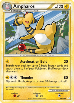 Ampharos 14/123 — HeartGold & SoulSilver