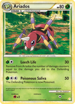 Ariados 15/123 — HeartGold & SoulSilver