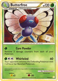 Butterfree 16/123 — HeartGold & SoulSilver