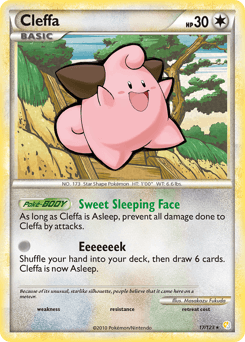 Cleffa 17/123 — HeartGold & SoulSilver