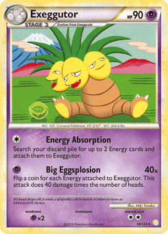 Exeggutor 18/123 — HeartGold & SoulSilver
