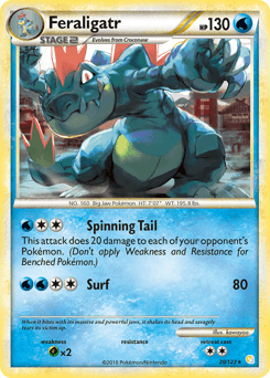 Feraligatr 20/123 — HeartGold & SoulSilver