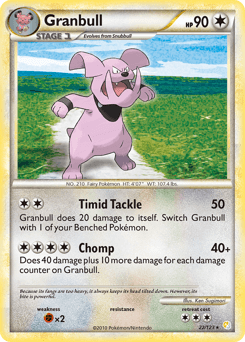 Granbull 22/123 — HeartGold & SoulSilver