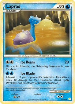 Lapras 24/123 — HeartGold & SoulSilver