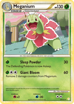 Meganium 26/123 — HeartGold & SoulSilver