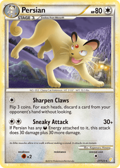 Persian 27/123 — HeartGold & SoulSilver