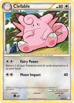 Clefable 3/123 — HeartGold & SoulSilver