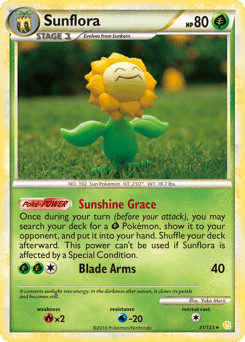 Sunflora 31/123 — HeartGold & SoulSilver