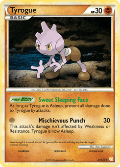 Tyrogue 33/123 — HeartGold & SoulSilver