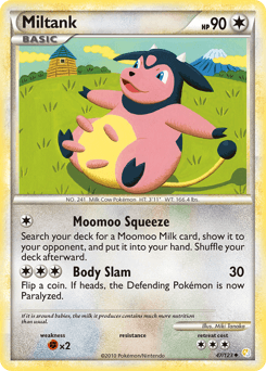 Miltank 47/123 — HeartGold & SoulSilver