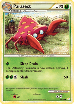 Parasect 48/123 — HeartGold & SoulSilver