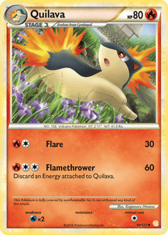 Quilava 49/123 — HeartGold & SoulSilver