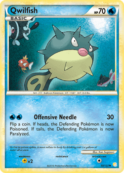 Qwilfish 50/123 — HeartGold & SoulSilver