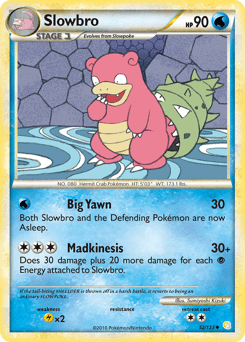 Slowbro 52/123 — HeartGold & SoulSilver