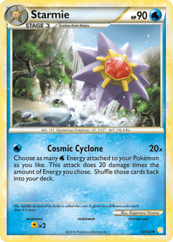 Starmie 53/123 — HeartGold & SoulSilver