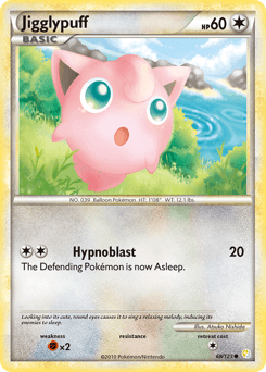 Jigglypuff 68/123 — HeartGold & SoulSilver