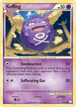 Koffing 70/123 — HeartGold & SoulSilver
