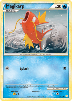 Magikarp 72/123 — HeartGold & SoulSilver