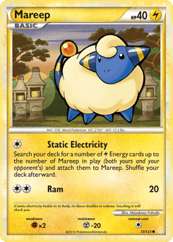 Mareep 73/123 — HeartGold & SoulSilver