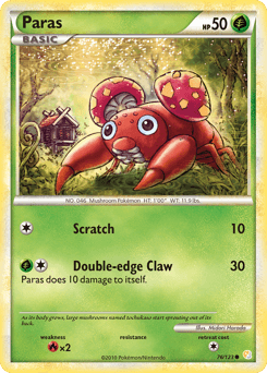 Paras 76/123 — HeartGold & SoulSilver