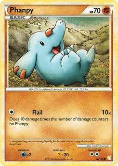 Phanpy 77/123 — HeartGold & SoulSilver