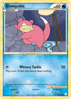 Slowpoke 81/123 — HeartGold & SoulSilver