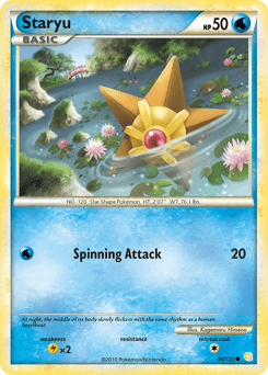 Staryu 84/123 — HeartGold & SoulSilver