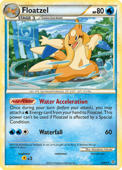 Floatzel 16/95 — HS—Unleashed