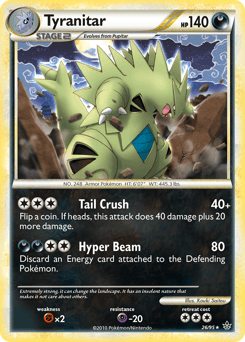 Tyranitar 26/95 — HS—Unleashed
