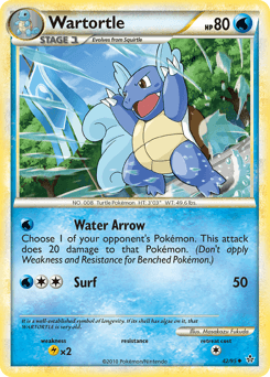 Wartortle 42/95 — HS—Unleashed