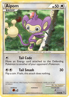 Aipom 43/95 — HS—Unleashed