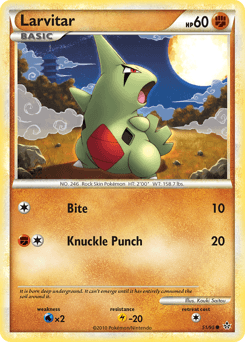 Larvitar 51/95 — HS—Unleashed
