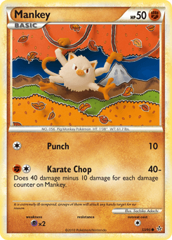Mankey 53/95 — HS—Unleashed