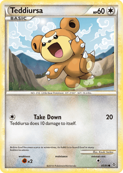 Teddiursa 65/95 — HS—Unleashed
