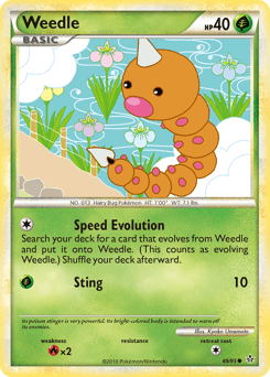 Weedle 69/95 — HS—Unleashed