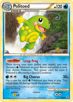 Politoed 7/95 — HS—Unleashed