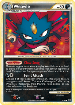 Weavile 25/90 — HS—Undaunted